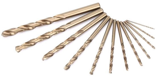 Set di trapani 74 pezzi M35 Kobalt - Set di trapani HSS-CO - Trapano per acciaio inossidabile - Trapano per ghisa - Trapano per acciaio - Alta durezza, duraturo nell'uso