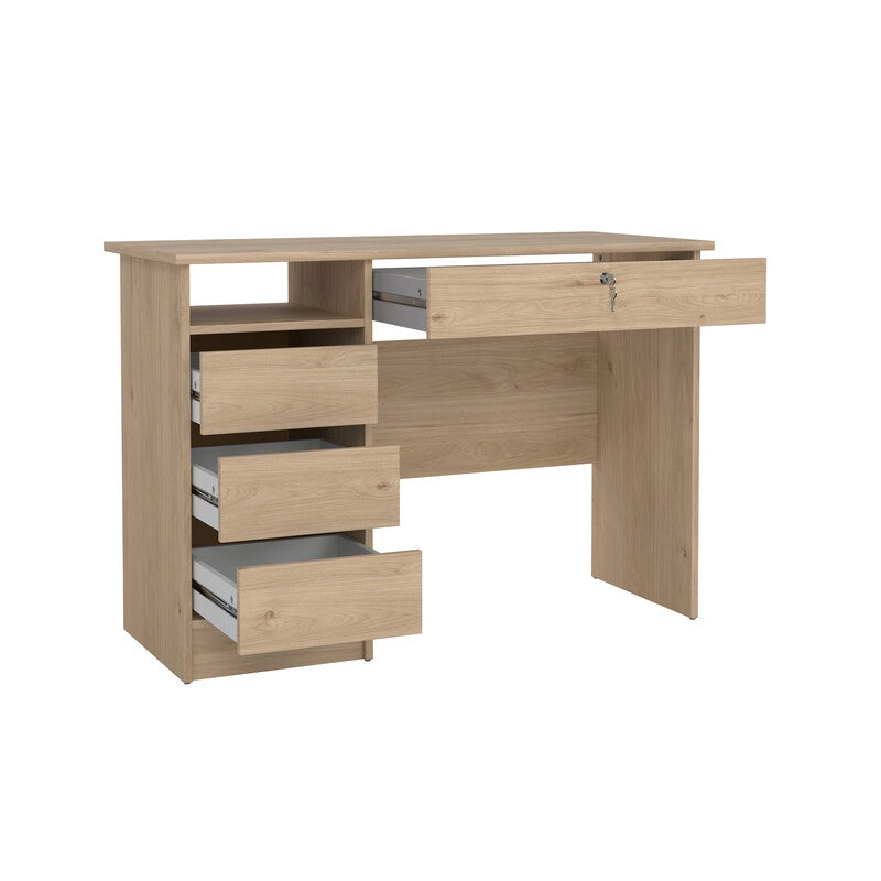 KIT SCRIVIANIA FUCTION PLUS 109X48X75 QUERCIA- 1,0 pz