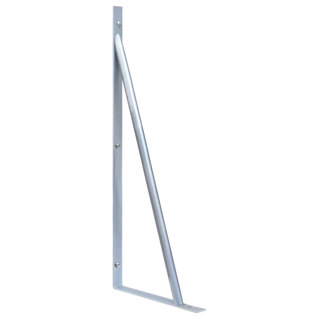 Staffe di Supporto per Recinzione 3 pz in Acciaio Zincato CFW5744355