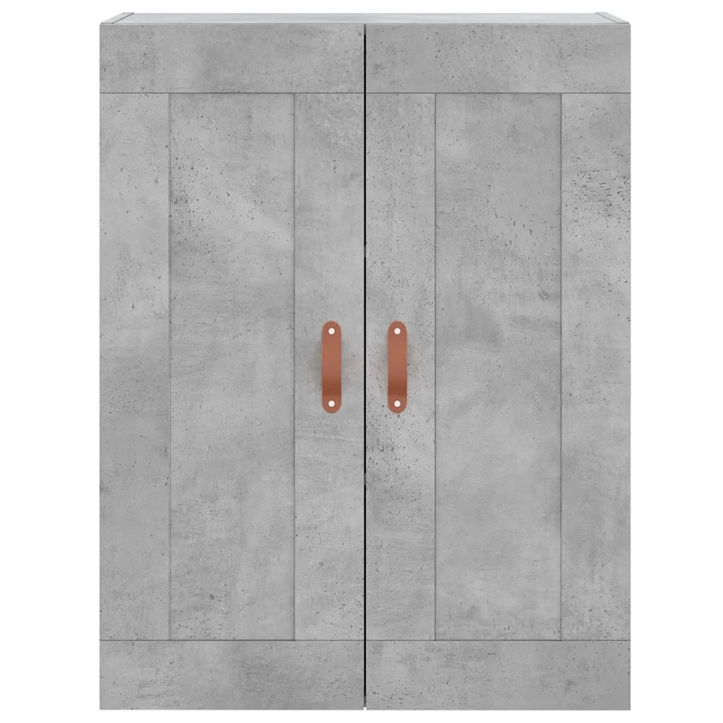 Credenza Grigio Cemento 69,5x34x180 cm in Legno Multistrato 3199597