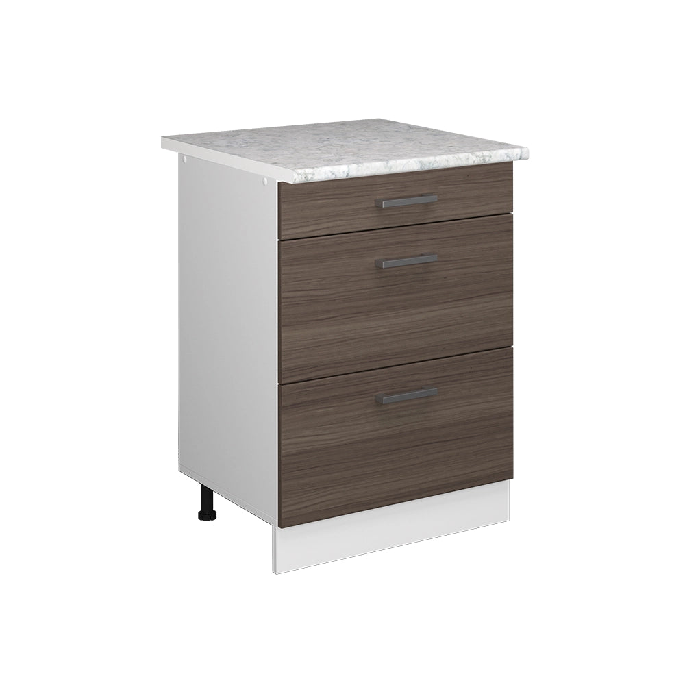 Vicco Base universale Grigio 60 cm con cassetti