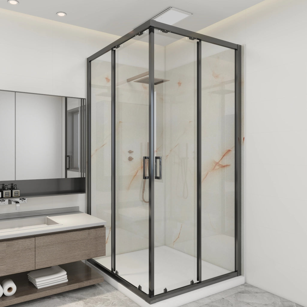 Set Bladel di 16 Pannelli Decorativi in PVC per Parete - Effetto Marmo Jade Marble [neu.haus]