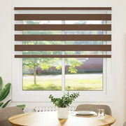 vidaXL Tenda a Rullo Zebra Larghezza Tessuto 135,9 cm Poliestere