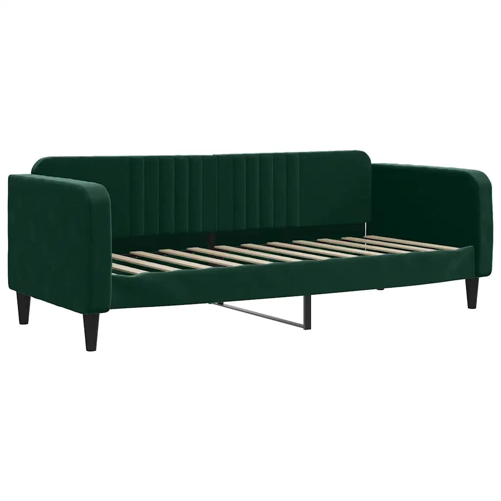 Letto da Giorno Verde Scuro 80x200 cm in Vellutocod mxl 118611