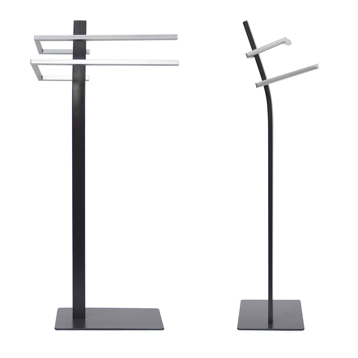 Portasciugamani da terra universale da bagno in acciaio 85 cm 3213011