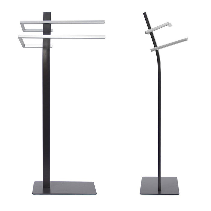 Portasciugamani da terra universale da bagno in acciaio 85 cm 3213011