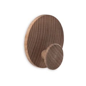 GANCIO ADESIVO IN LEGNO INOFIX MARRONE- 6,0 pz