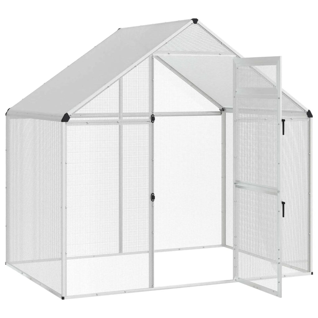 Gabbia per uccelli Argento 181,5 x 110,5 x 173,5 cm CFW4999976