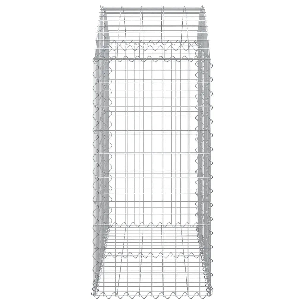 Cesto Gabbione ad Arco 100x50x100/120 cm Ferro Zincato 153435