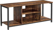 TV-plank Vintage in legno e acciaio - 120 cm x 40 cm x 50 cm - Massimo carico 40 kg - Montaggio facile