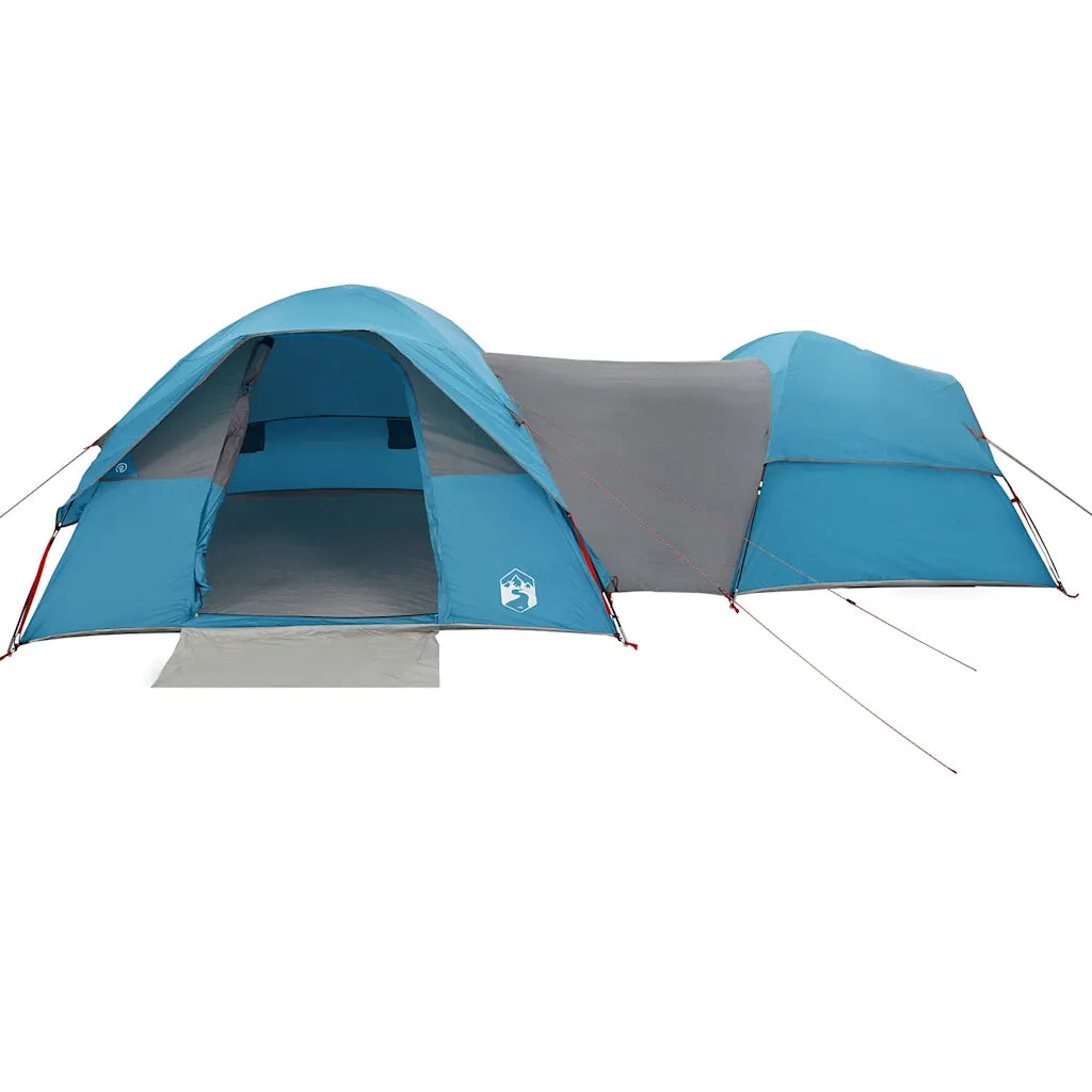 vidaXL Tenda da Campeggio per 5 Persone Blu Impermeabile