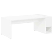 Tavolino da salotto | Tavolino da caff¨¨ | Tavolino da Soggiorno Bianco 101,5 x 50 x 37 cm Legno multistrato