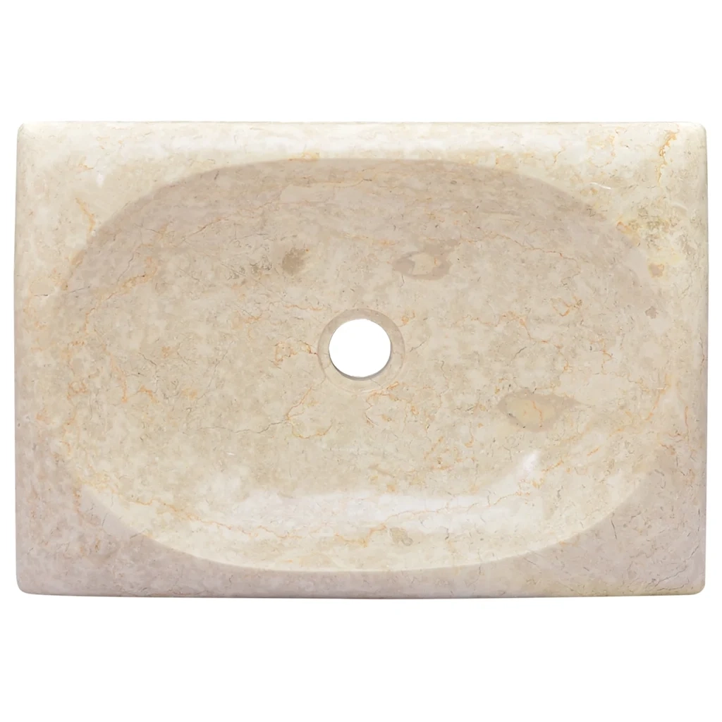 Lavandino Crema 50x35x10 cm in Marmo 149165