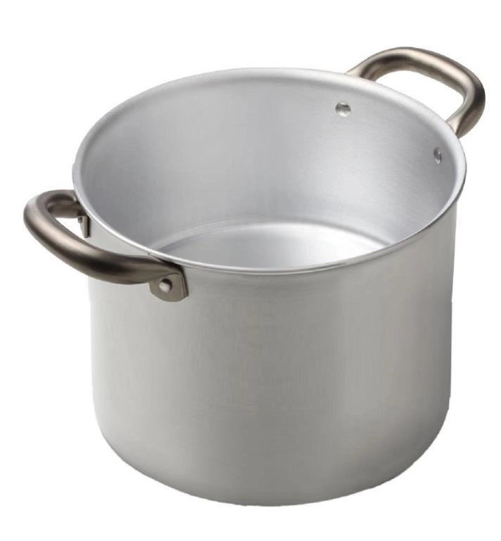 Pentola Professionale Cuoco in Alluminio Manici Rivettati 20 cm accademia