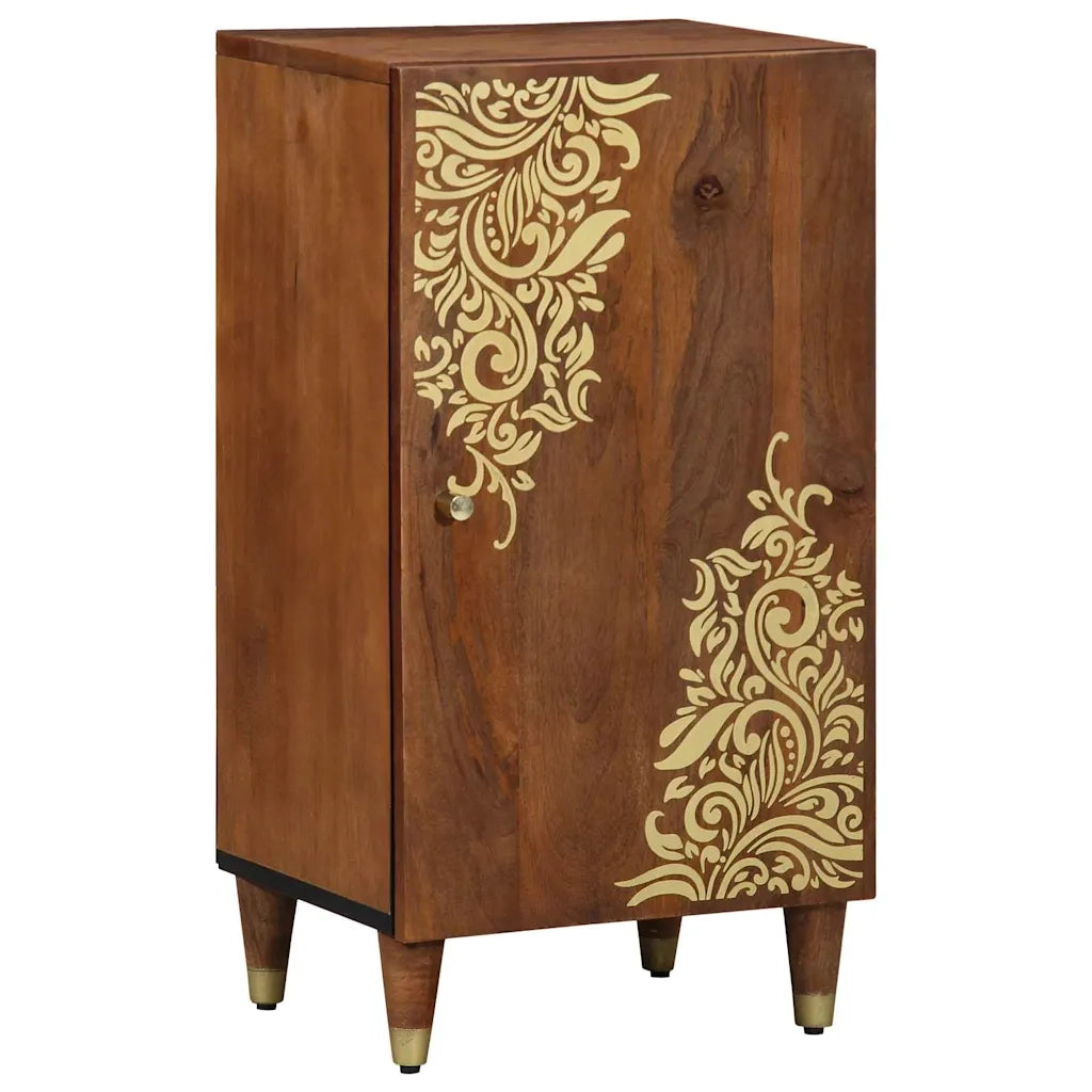 Credenza-Buffet-Armadio da cucina Marrone 40 x 33 x 75 cm Legno di mango massello 175142