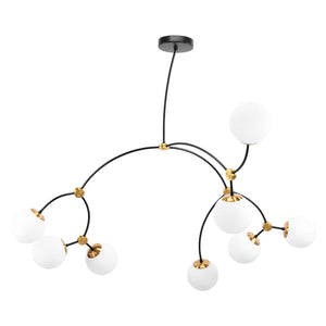 Lampada Da Soffitto Black Mat APP1673-8CP