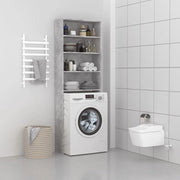 Cassa per lavatrice in cemento grigio 64x24x190 cm – Ideale per l'archiviazione nella zona da bagno e nella zona lavanderia