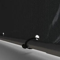 Capanno Porta Attrezzi e Tenda Garage per Bici e Moto con Copertura Anti-UV, 1.6x2m, Grigio Scuro
