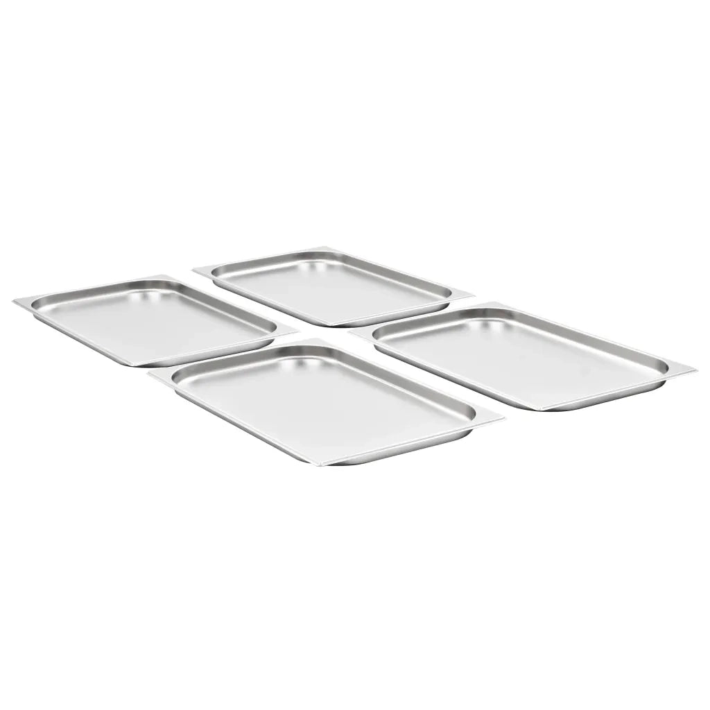 Contenitori Gastronorm 4 pz GN 1/1 20 mm in Acciaio Inoxcod mxl 83038