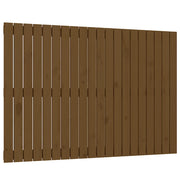 Testiera | Testata da Parete Ambra 127,5x3x90cm in Legno Massello di Pino