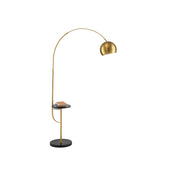 Piantana Contemporanea Tableau Metallo Ottone 1 Luce E27 Ip20