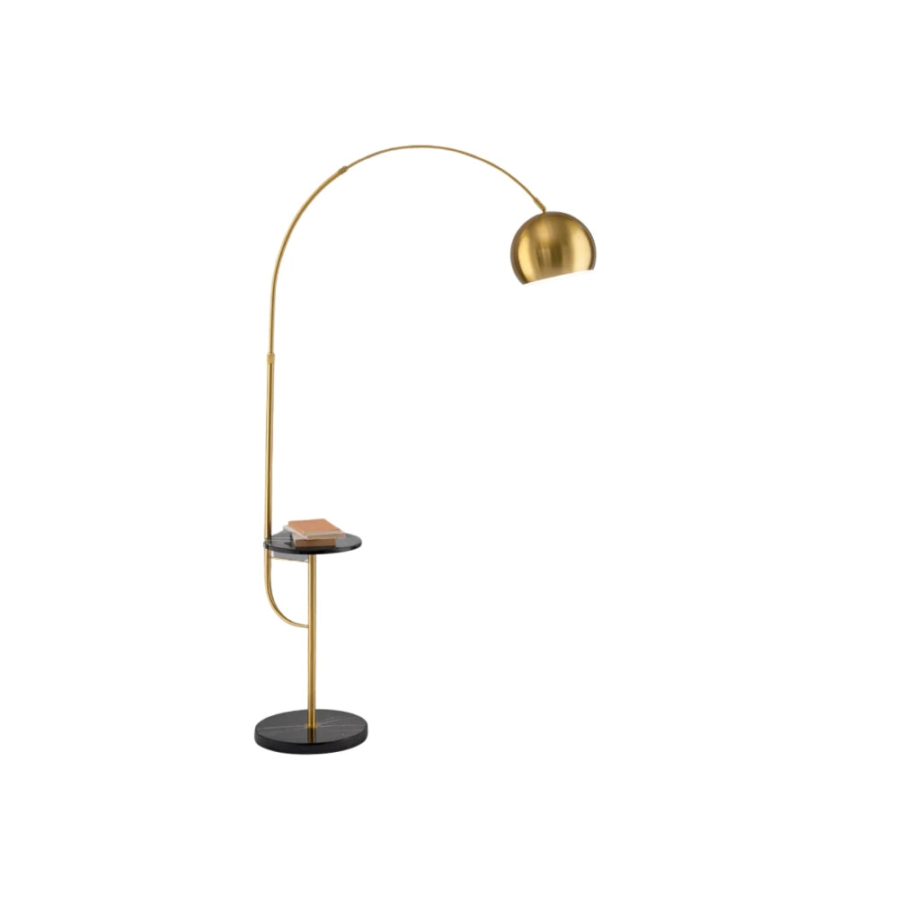 Piantana Contemporanea Tableau Metallo Ottone 1 Luce E27 Ip20