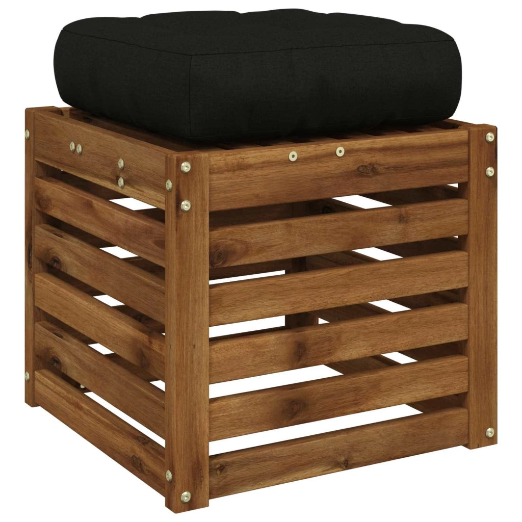 Cuscino per Sedia in Unico Pezzo VIANEN 100% Poliestere Nero 953460
