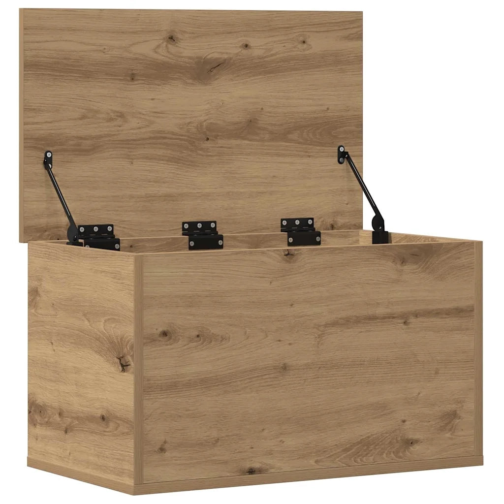 Scatola di Stoccaggio Rovere artigianale 60 x 35 x 35 cm 868703