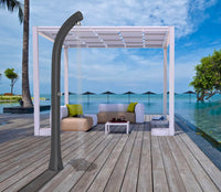 Doccia Solare da Esterno Giardino 30L Miscelatore Arkema Jolly Plus Cherry