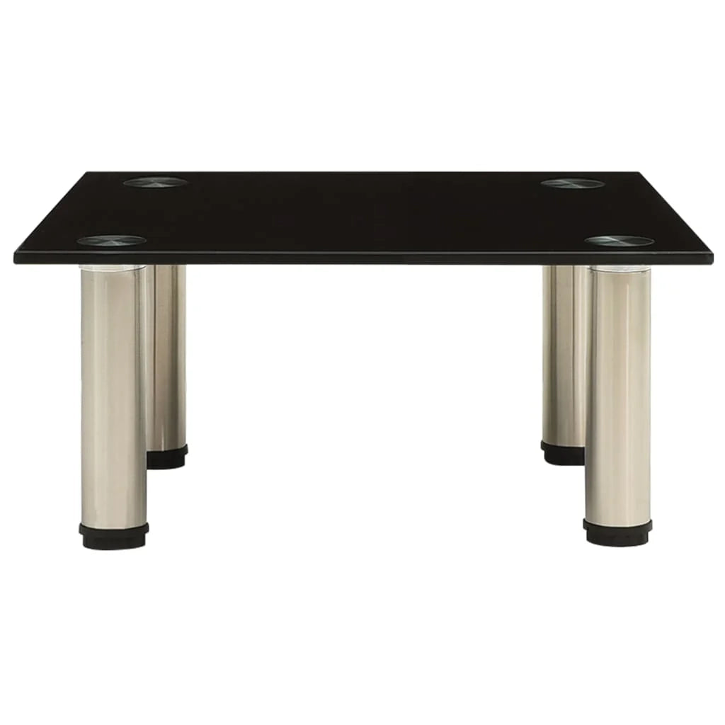Mobile TV multimediale scaffale per televisione televisione buffet sala da pranzo soggiorno camera da letto 40 x 35 x 17 cm vetro temperato nero 02_0026128