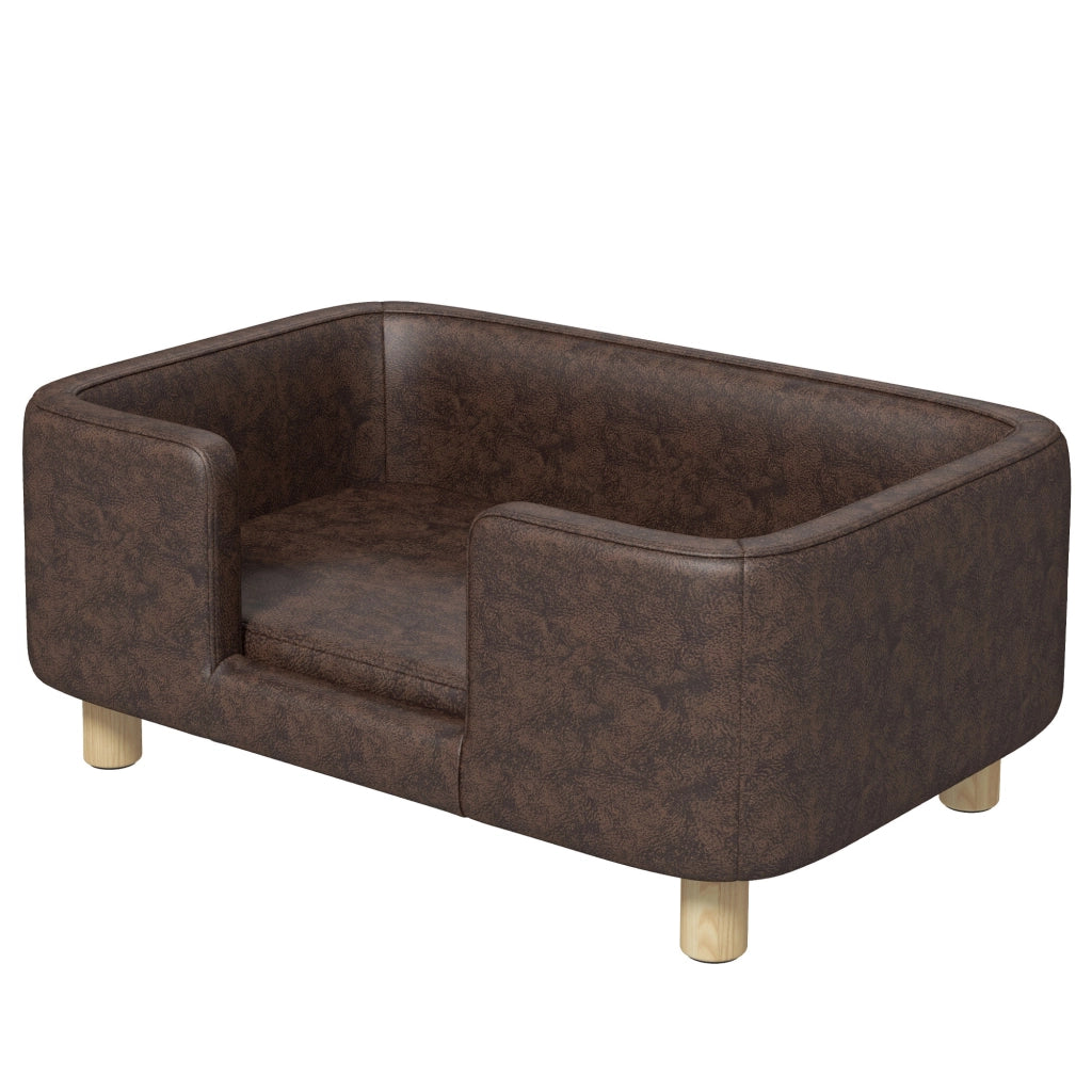 Divano per Cani e Gatti ¨C zephmum ¨C Marrone 74x48,5x31 cm