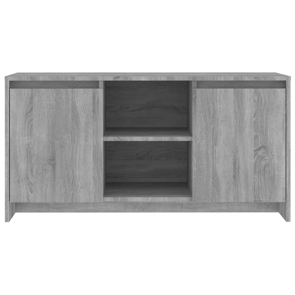 Mobile Porta TV Grigio Sonoma 102x37,5x52,5 cm in Truciolato 813021