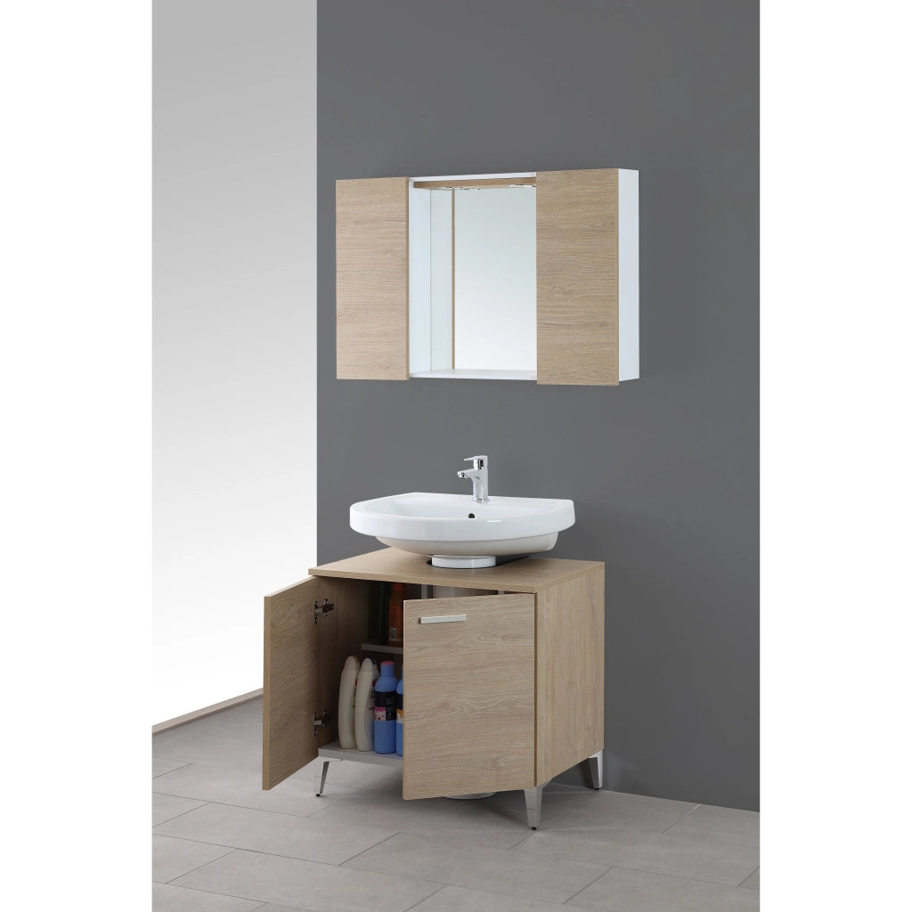 SOTTOLAVABO STELLA 2 ANTE 70X46XH66CM ROVERE DOLO.