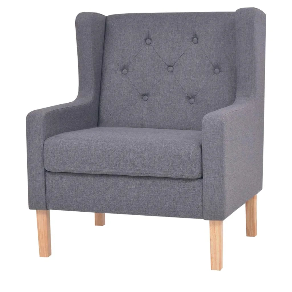 Set di Divani 3 pz in Tessuto Grigio cod mxl 11697