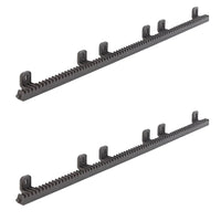 Kit 2 cremagliere nylon m4 con inserto metallico per cancelli scorrevoli