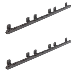 Kit 2 cremagliere nylon m4 con inserto metallico per cancelli scorrevoli