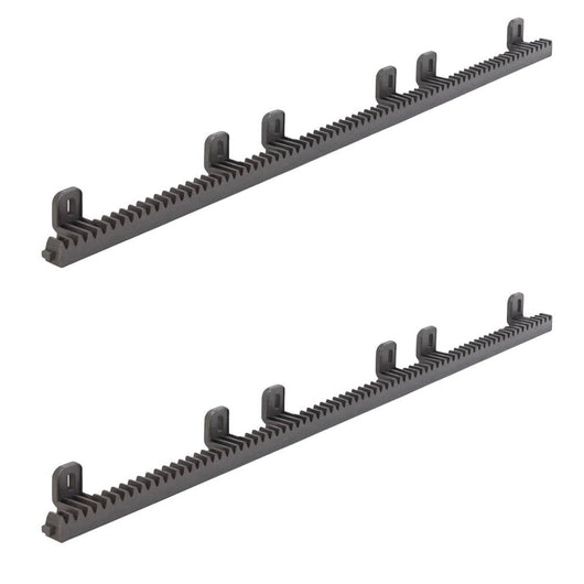 Kit 2 cremagliere nylon m4 con inserto metallico per cancelli scorrevoli