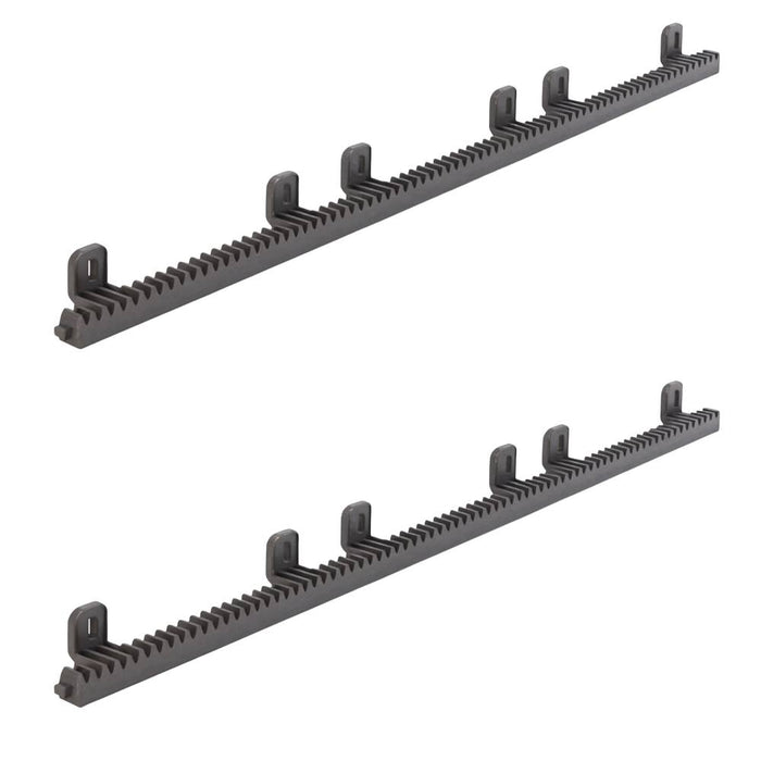 Kit 2 cremagliere nylon m4 con inserto metallico per cancelli scorrevoli