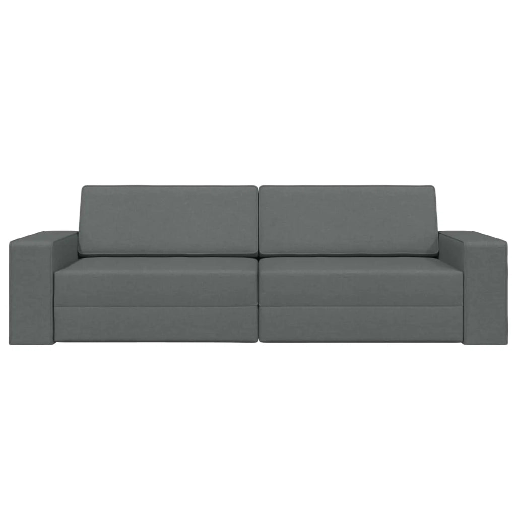 Divano letto Grigio scuro 245 x 78 x 77 cm Tessuto 4106716