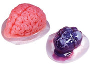 Mold per Gelatina Reutilizzabile - Disegno per Halloween - Forme a Cuore/Gelatina a Forma di Cervello - Arredamento da Tavola Spaziale - Facile da Utilizzare - Ideale per Feste - Forma a Cupcake