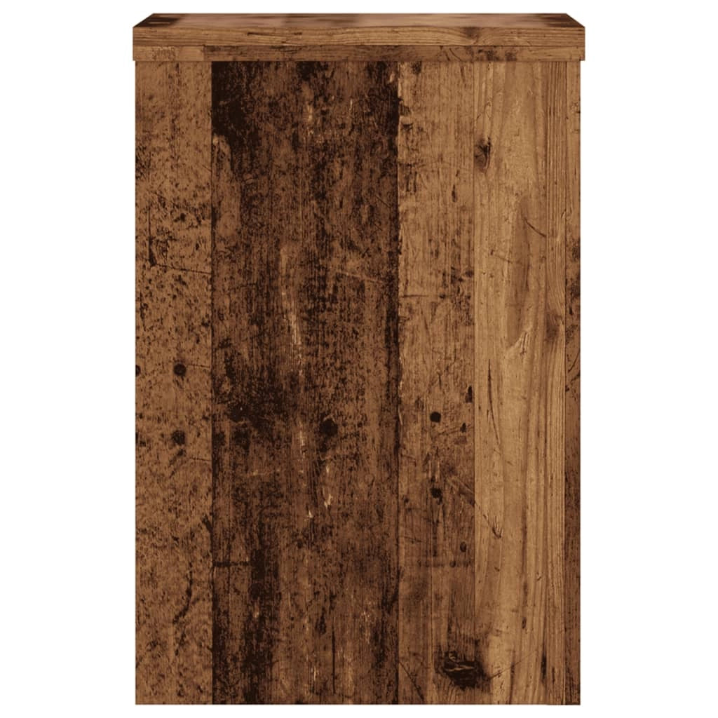 Portavasi mobili per fiori set da 2 legno di recupero legno ingegnerizzato marrone 02_0045376