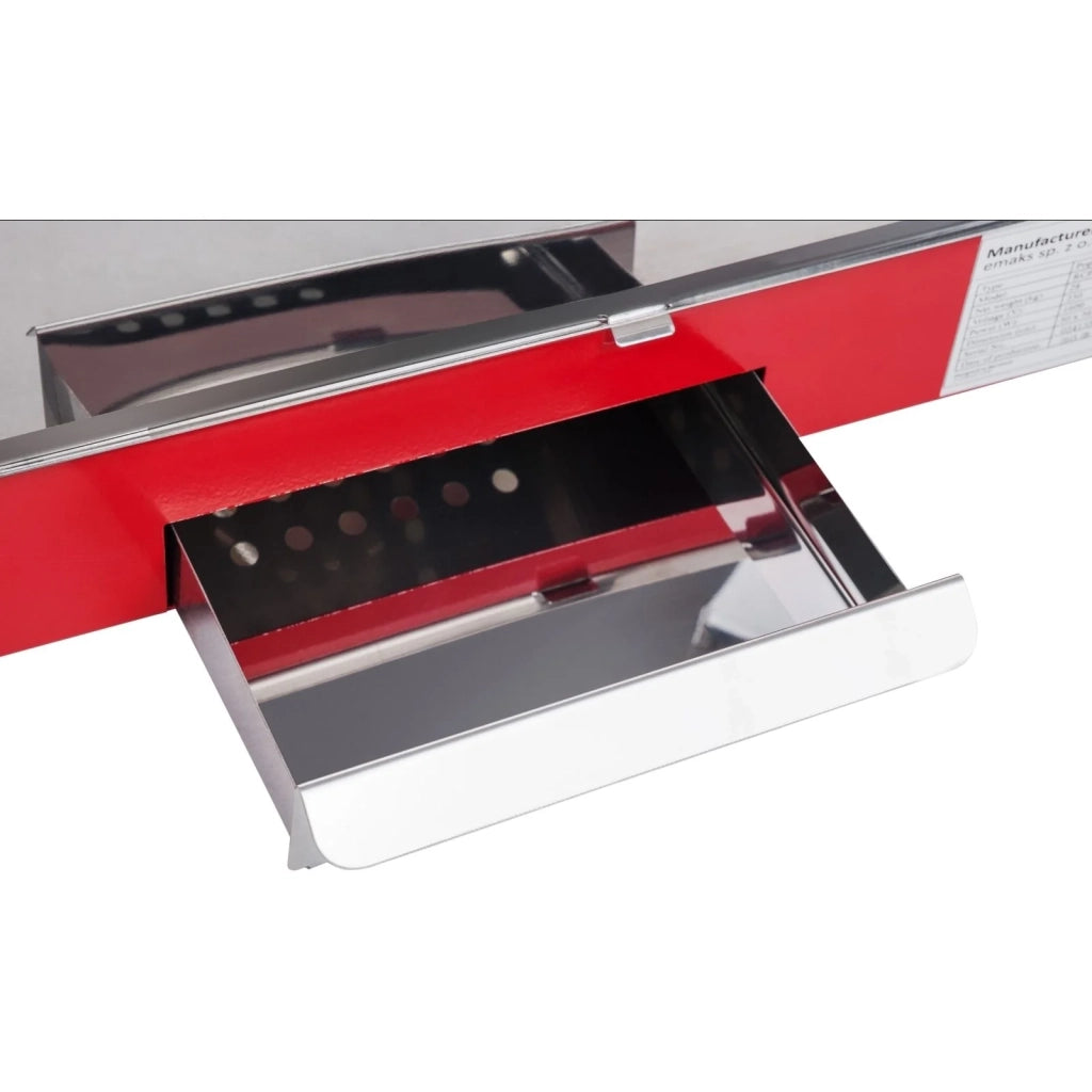 Macchina professionale per popcorn rossa 1600 watt 3614067
