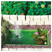Laghetto da giardino colore verde rettangolare misurina litri 280