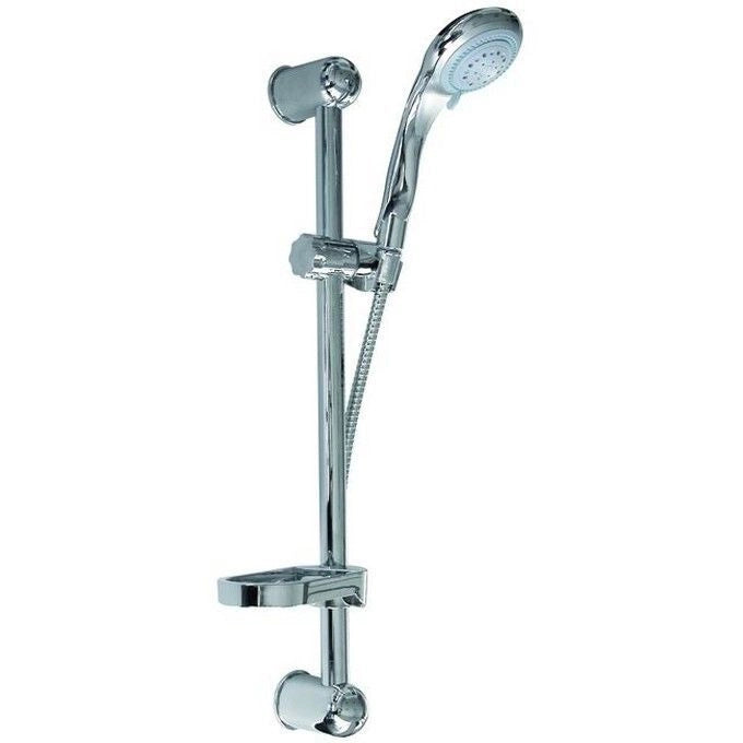 Idroblok 05050301 Saliscendi Koala 85 Multifunzione con Doccia Anticalcare 3 Getti e Flessibile 150 cm colore Cromato