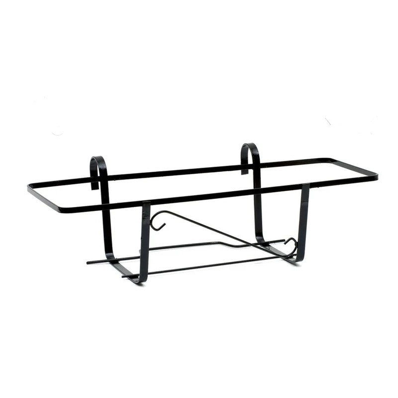 Fioriera fissa nera cm 50x20x15h