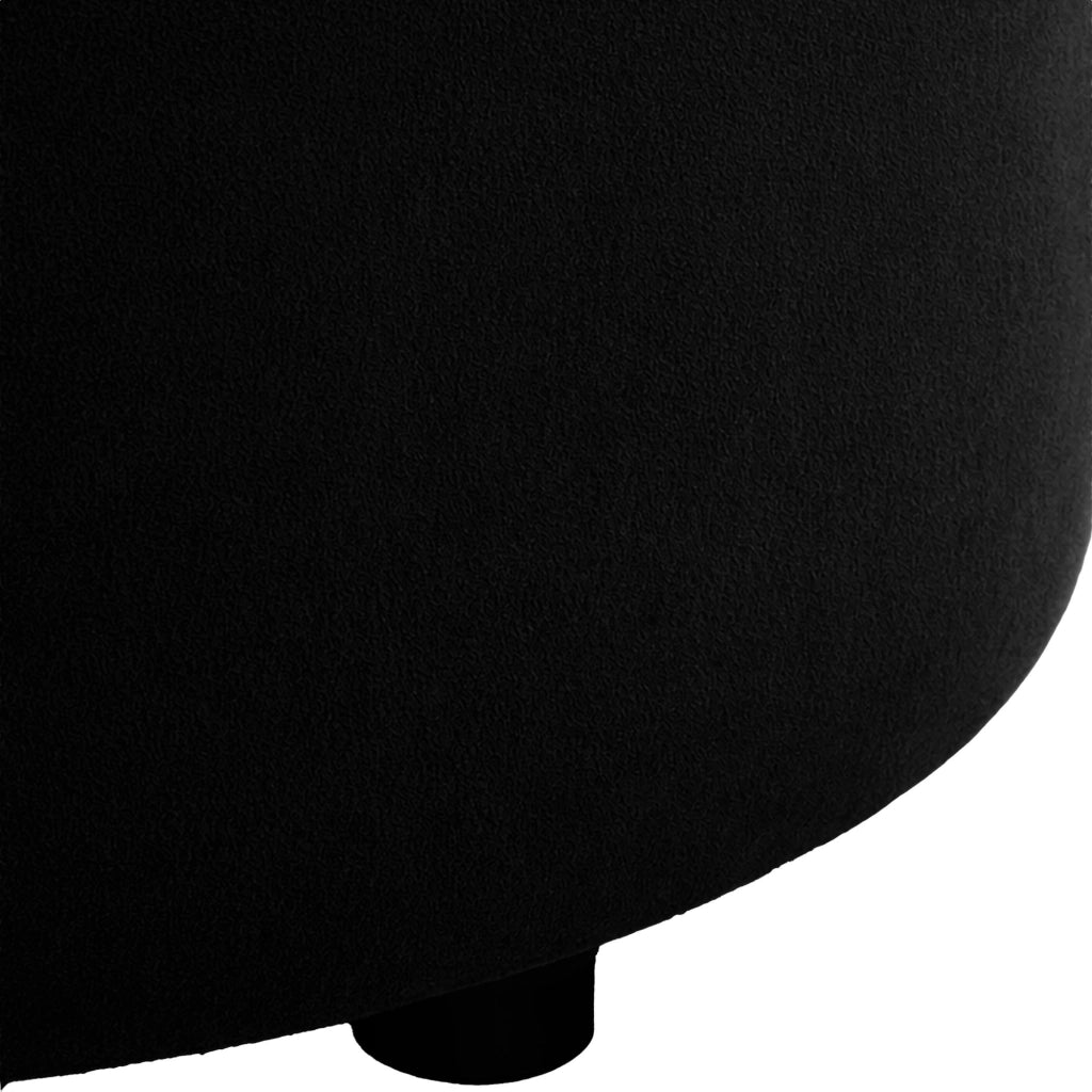 Pouf Contenitore Pantin In Velluto nero