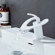 Valvola da bagno monoblocco in acciaio inox, miscelatore a un giro con rubinetto da vasca, caldo e freddo, colore bianco