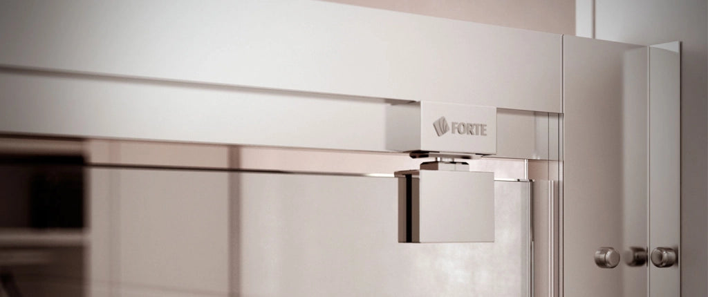 Porta doccia pivot battente, cristallo 6mm trasparente Vesglas Cromo,Trasparente 6mm,60-68 cm