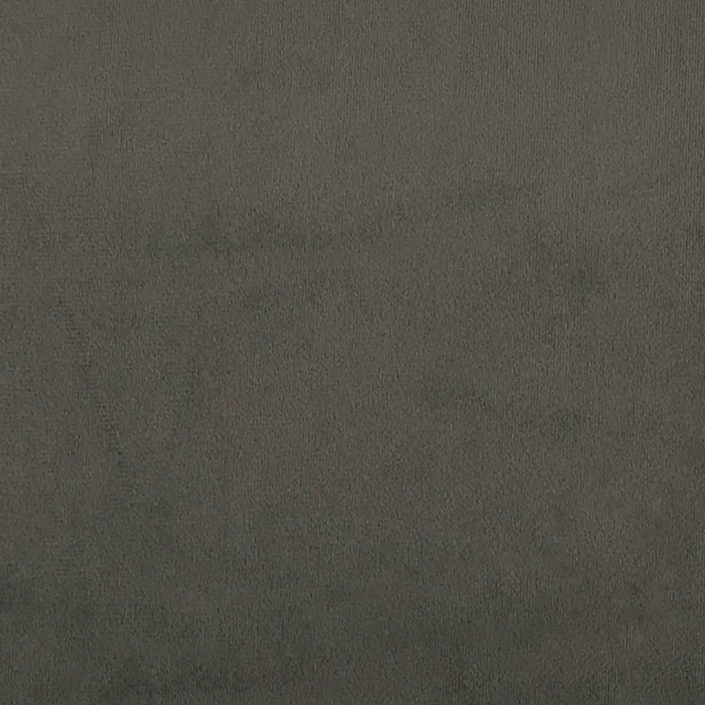 Divano Letto a 2 Posti con 2 Cuscini Grigio Scuro in Velluto 375808