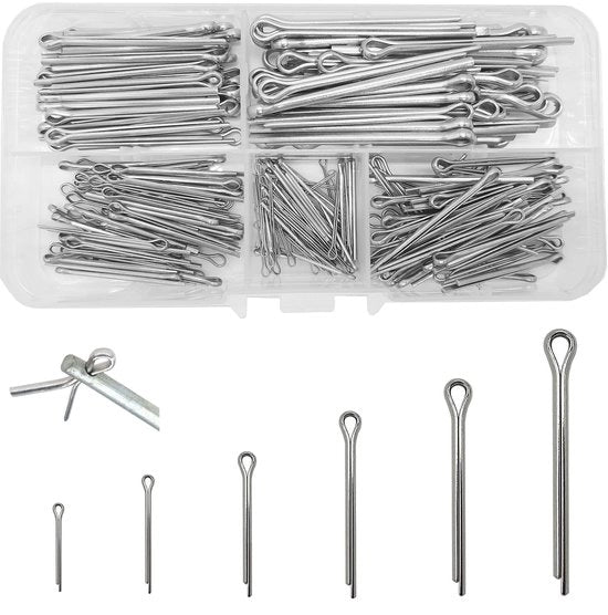 Pennini da Serrare 220 Pezzi - Assortimento in Acciaio Inossidabile